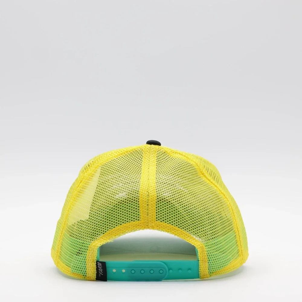 Goorin Bros Adjustable Breathable Doggy Trip Patch Trucker Hat Yellow One Size